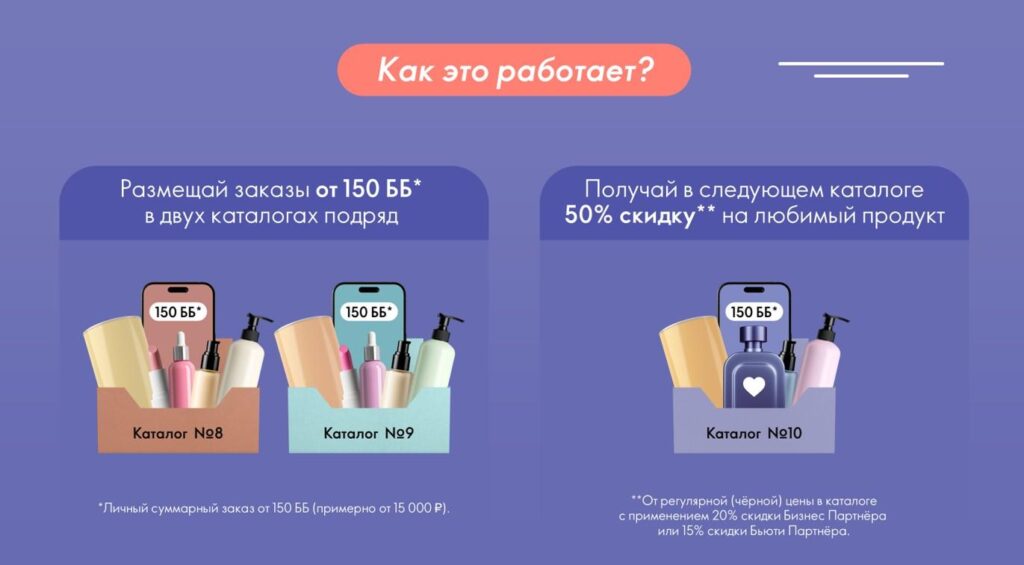 Скидка 50% на любимый продукт